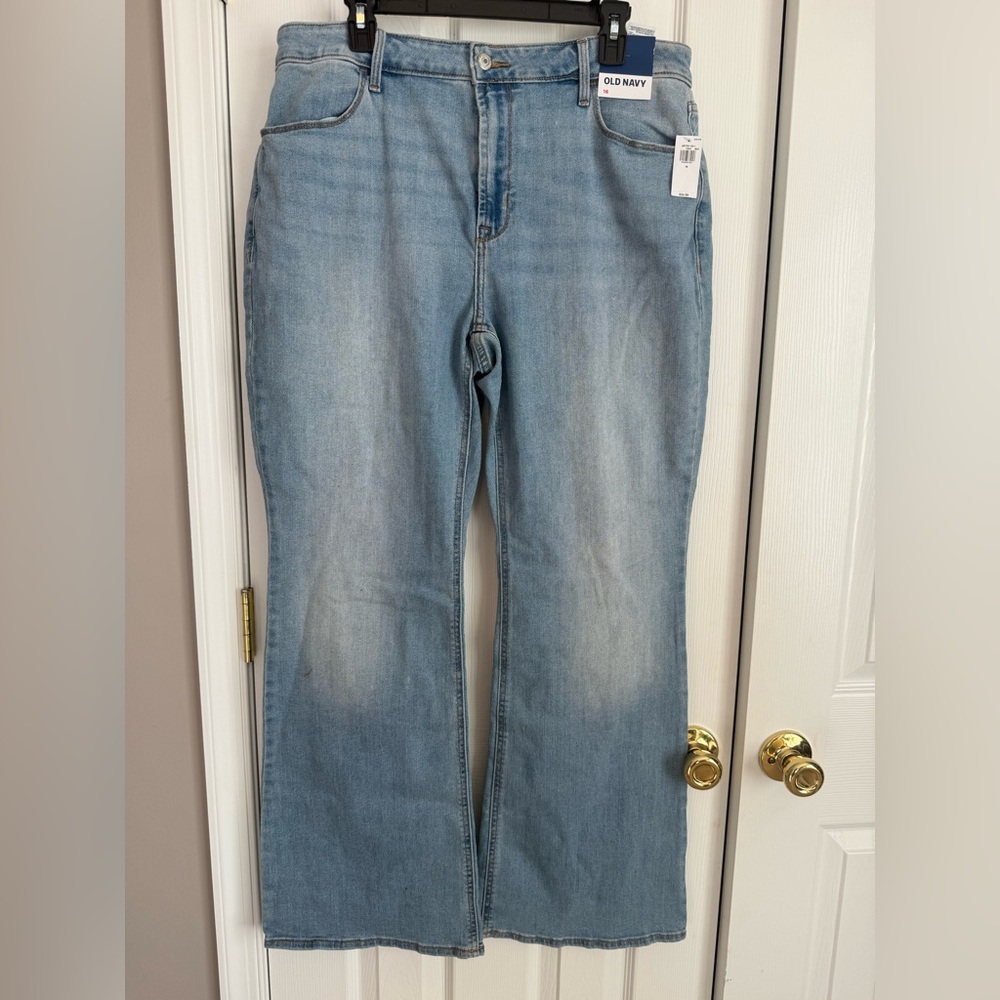 Old Navy Light Blue Flare Jeans